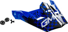 Load image into Gallery viewer, Visor W/Screws Anim8 Mx 46y Anim8 Blue/Silver/Black Ys Yl