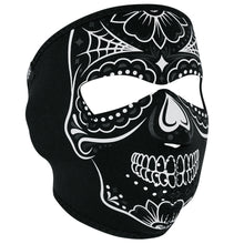 Load image into Gallery viewer, Full Face Mask Calavera Glow In The Dark