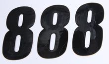 Load image into Gallery viewer, Number 8 Black 4" 3/Pk