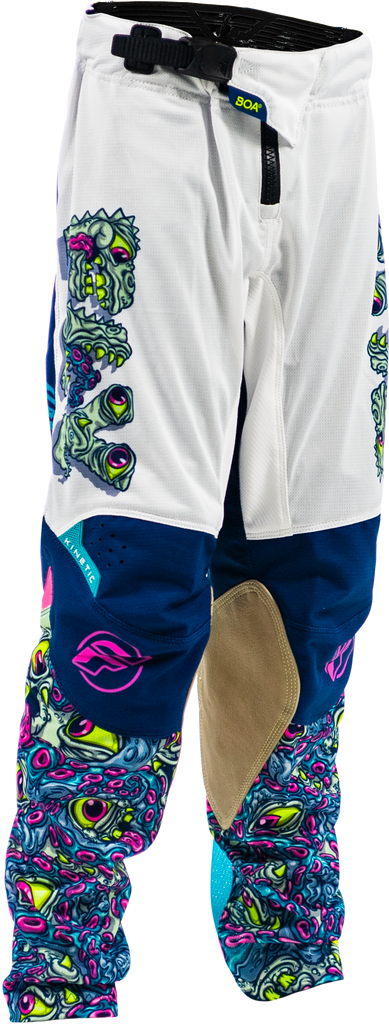 Yth Kinetic Mutant Mesh Pants White/Blue/Multi Sz 26