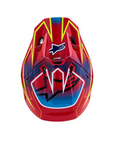 Load image into Gallery viewer, S M7 Cast Helmet Ece06/Dot Red/Yllw Fluo/Blue Glossy Xl