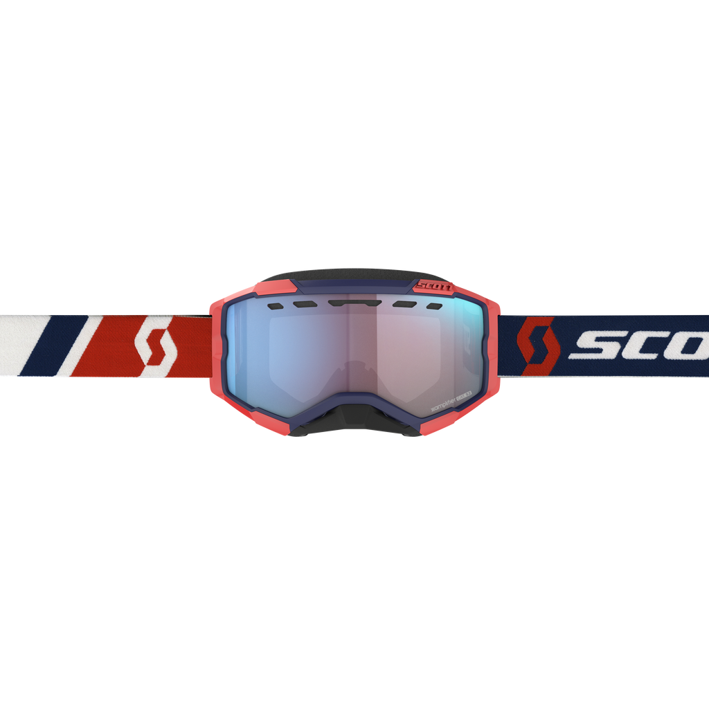 Fury Snowcross Goggle Red/ Blue Enhancer Blue Chrome