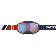 Load image into Gallery viewer, Fury Snowcross Goggle Red/ Blue Enhancer Blue Chrome