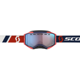 Fury Snowcross Goggle Red/ Blue Enhancer Blue Chrome