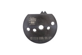 Jims Pin Gear Lock Tool for engine maintenance, showing a metal tool with precision cutouts used to lock gear components in place.