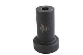 Jims engine sprocket shaft seal and lock installer tool, showing its compact metal design and components for engine maintenance.