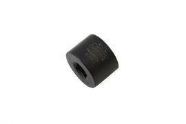 Jims front fork tube plug tool for motorcycle front forks, showing the tool inserted into a fork tube for maintenance.