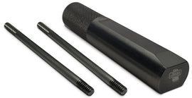 Jims M8 Oil Pump Alignment Tool for engine repair, showing precise metal tool with markings for accurate installation.