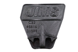 Jims M8 Countershaft 1st Scissor Gear Alignment Tool for motorcycle transmission, showing precise metal tool with measurement markings.