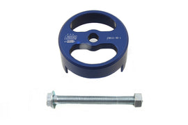 Jims Clutch Compressor Tool for drive line applications, showing a sturdy metal tool used for clutch assembly or disassembly.