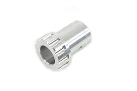 Jims Tappet Test Stand Tool Adapter for engine testing, showing the metal component with detailed fittings and connectors.