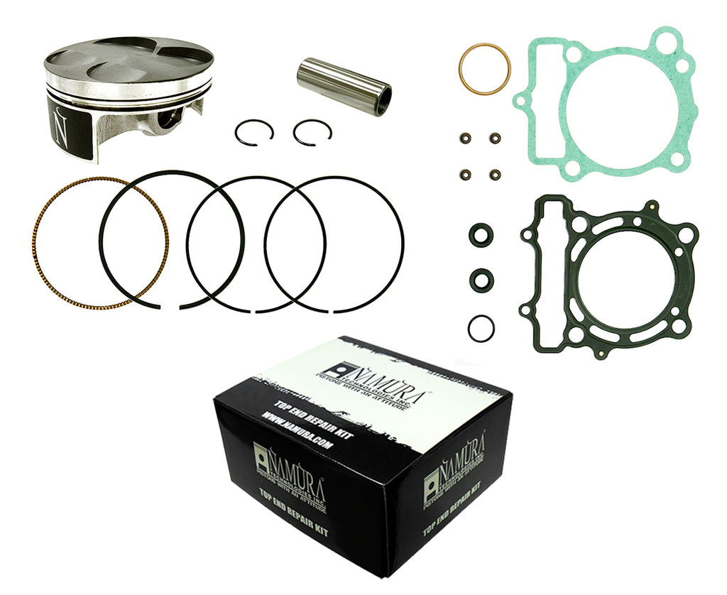 Top End Kit Frgd Chrm Comp Cyl 76.95/Std 11:1 Kaw/Suz
