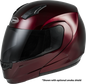 Md 04 Modular Helmet Wine Red Xs