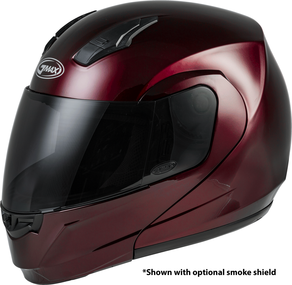 Md 04 Modular Helmet Wine Red 3x