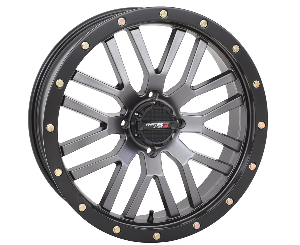 St3 Wheel 20x7 4+2.5 (+10mm) 4/137 Matte Gunmetal Grey/Blac