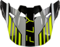 Formula Cc Strike Visor Grey/Black/Hi Vis Yl/Sm