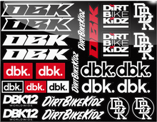 Load image into Gallery viewer, Race Pack Sticker Sheet 8.5"X11"