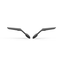 Load image into Gallery viewer, Pair of RIZOMA Stealth Sport Black mirrors with sleek, aerodynamic design for motorcycles.