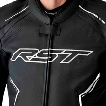 Load image into Gallery viewer, S1 D3o Leather Jacket Blk/Whi Xs