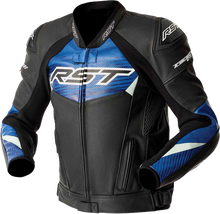 Load image into Gallery viewer, Tractech Evo D3o Jacket Blk/Blue Leather Md