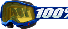 Load image into Gallery viewer, Accuri 2 Snowmobile Goggle Blue W/ Yellow Lens