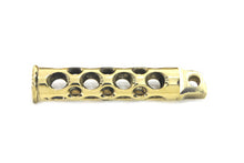 Load image into Gallery viewer, Brass Kick Starter Pedal Swiss Cheese Style