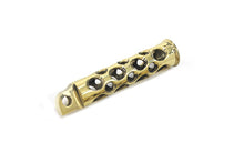 Load image into Gallery viewer, Brass Kick Starter Pedal Swiss Cheese Style