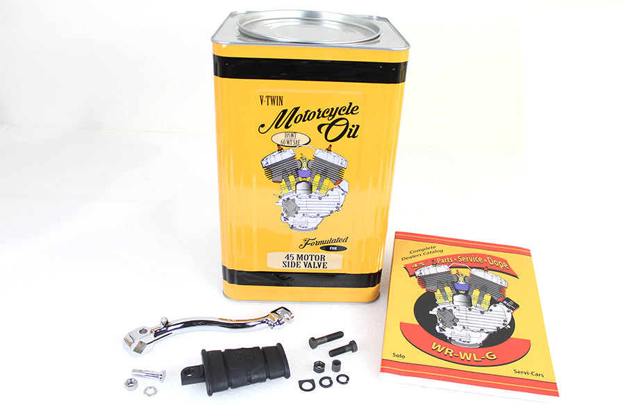 WL 45 inch Kick Starter Arm Assembly Chrome