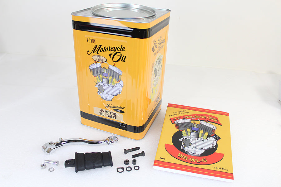 WL 45 inch Kick Starter Arm Assembly Chrome