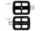 FCS Kick Starter Pedal Assembly Black