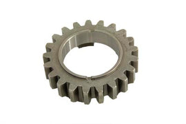 Andrews 2nd gear countershaft with 21 teeth for transmission, shown in a close-up image highlighting gear details.