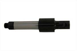 Jims longer kick starter shaft for transmission, showing a metal shaft with mounting points, designed for motorcycle engine repair.