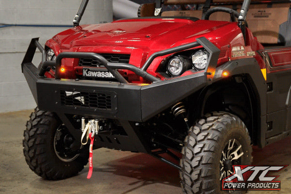 Auto Turn Signal Kit W/ Billet Lever And Front Drl Lights Kaw