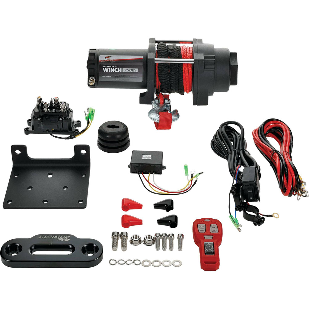 3500lb Synthetic Rope Winch