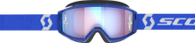 Load image into Gallery viewer, Primal Goggle Blue/White Blue Chrome Works