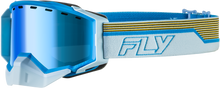 Load image into Gallery viewer, Zone Elite Sn Goggle Bl/Lt Gry W/Dark Blue Mir/Plrzd Amb Lens