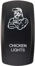 Load image into Gallery viewer, Dash Switch Rocker Face Chicken Lights