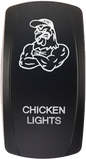 Dash Switch Rocker Face Chicken Lights