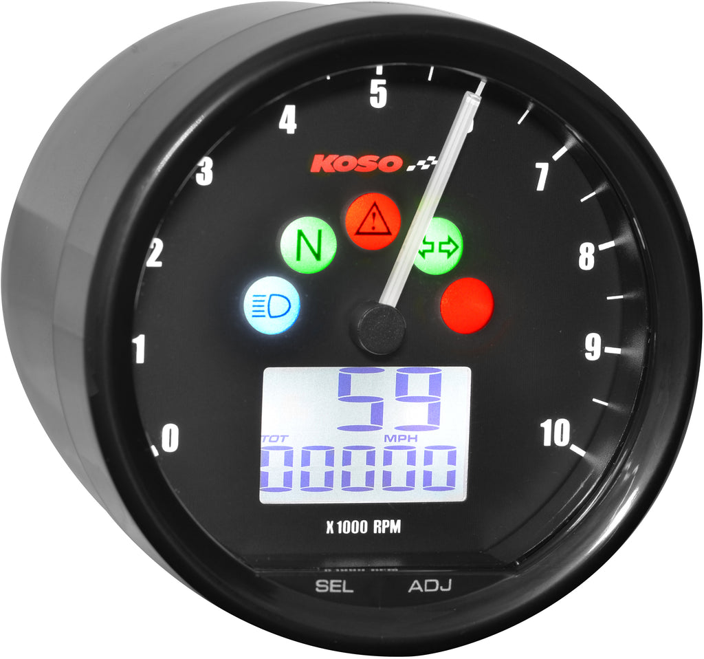 Tnt 02 Speedometer Tachometer Combo Black