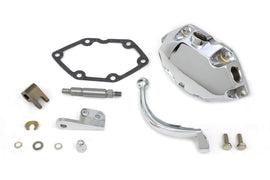 Chrome clutch release cover kit for drive line by York, featuring a polished finish and precise fit for vehicle clutch systems.