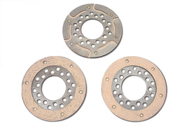 York 45W/G Replica Clutch Friction Plate for Side Valve engines, showing the detailed metal surface and friction material.