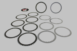 Barnett Carbon Fiber Clutch Drive Line Kit with carbon fiber components, designed for high-performance motorcycle clutch systems.
