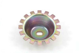 Drive line clutch pushrod oil slinger from York, showing the metal component used for lubrication and protection in machinery.