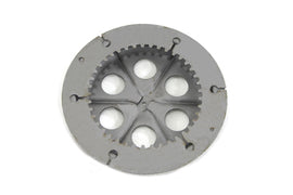 York clutch releasing disc for drive line, showing the mechanical disc component with metal surfaces and detailed structure.