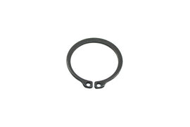 York drive line clutch retaining ring external for machinery, shown in black metal with precise circular shape.