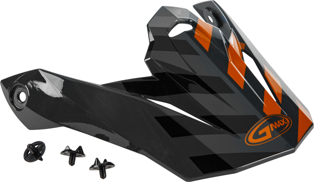 Visor W/Screws Fame Mx 86 Dark Grey/Orange