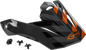 Visor W/Screws Fame Mx 86 Dark Grey/Orange