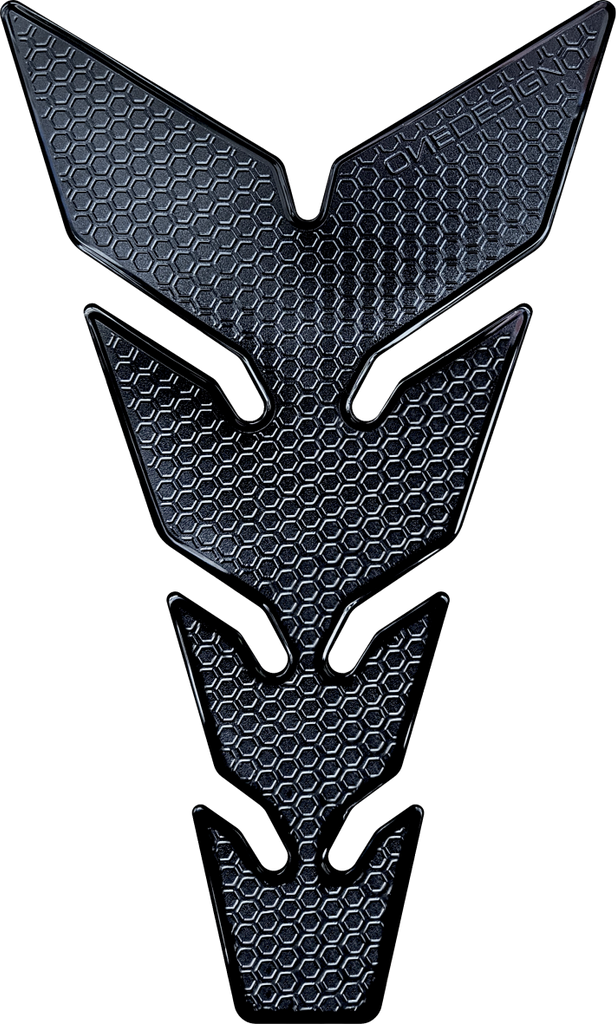 Ultra Thin Tank Pad Hexagons Black