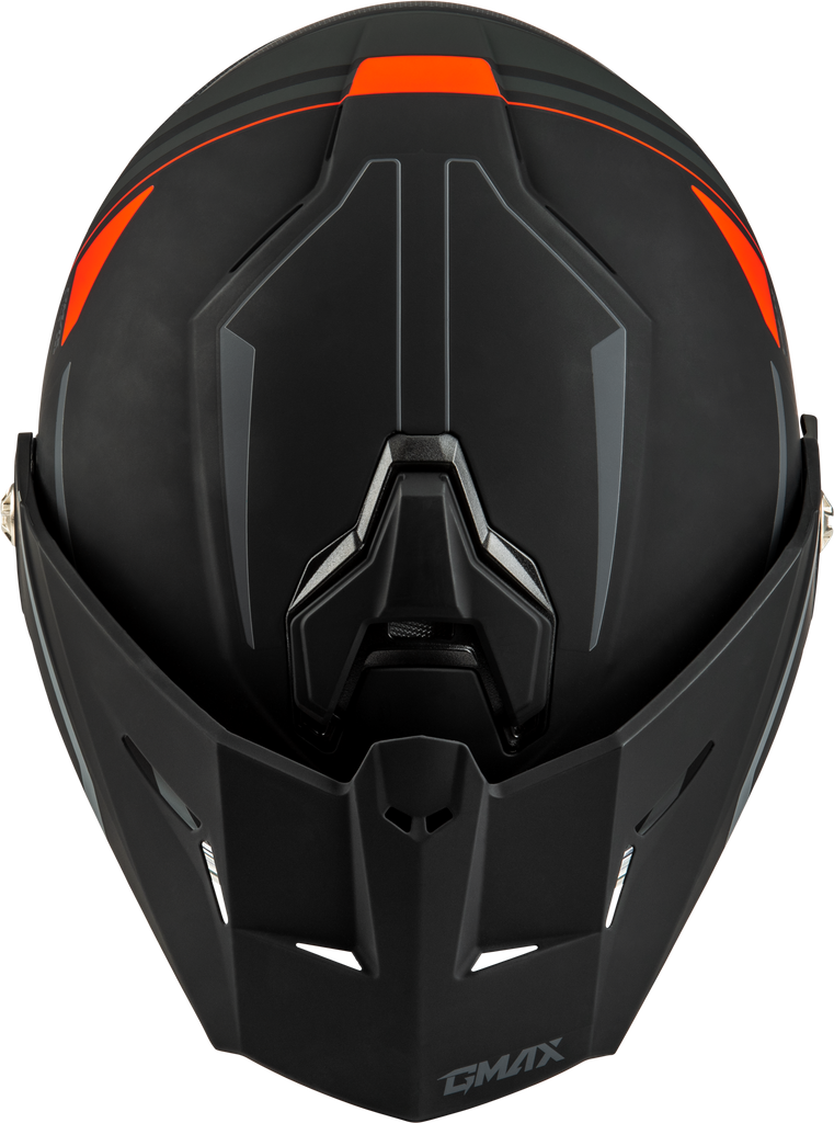 Md 74s Spectre Snow Helmet W/ Elec Shield Matte Black/Red Xl