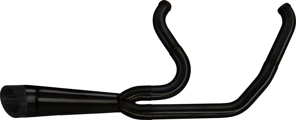Comp S 2 1 M8 Softail Black W/Turnout Black Endcap